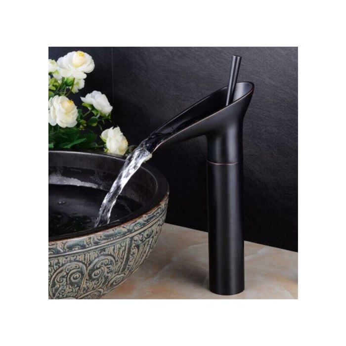 SHUNLI Robinet Salle Bain Cascade - Mitigeur Lavabo Rétro en