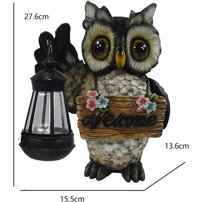 Statue de hibou pour le jardin - Figurines de hibou élégantes et mignonnes pour la maison et Statue de hibou pour le jardin - Figurines de hibou élégantes et mignonnes pour la maison et