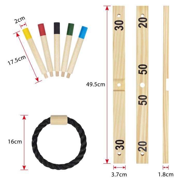 SoftSTAKK – Jeu De Lancer Intérieur/extérieur, Mêlant Adresse Et Stratégie, 2-8 Joueurs, Dès 3 Ans