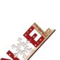 Lettres En Bois Avec Flocon De Neige Boule De Noël Avec Limpression De Table Décoration De Noël Décoration Flocon De Neige