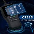LAUNCH CR319 Scanner Auto Diagnostic OBD2 - EOBD-Can pour Lire et Effacer Les Codes d’Erreur du Moteur, Testeur d'EVAP et de Ca A191-2