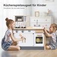 Ensemble de cuisine pour enfants en bois - DRIPEX - Cook Set - 11 pièces - Blanc-2