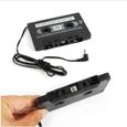 Adaptateur cassette autoradio : brancher lecteur MP3, CD, téléphone - jack 3.5 mm-2