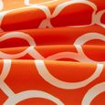 Lot de 6 Housse de Coussin Gémétrique - 30x50cm Orange Brillant en Toile - décor Salon Chambre - Topfinel-2
