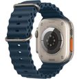 Apple Watch Ultra 2 GPS + Cellular- 49mm - Boîtier Titanium - Bracelet Blue Ocean Band-2