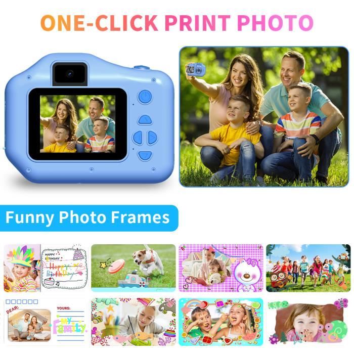 Appareil photo instantané enfants 2,4 Diamooky - 1080p, avec papier  d'impression & carte mémoire 32 Go, rose ou jaune (vendeur tiers) –