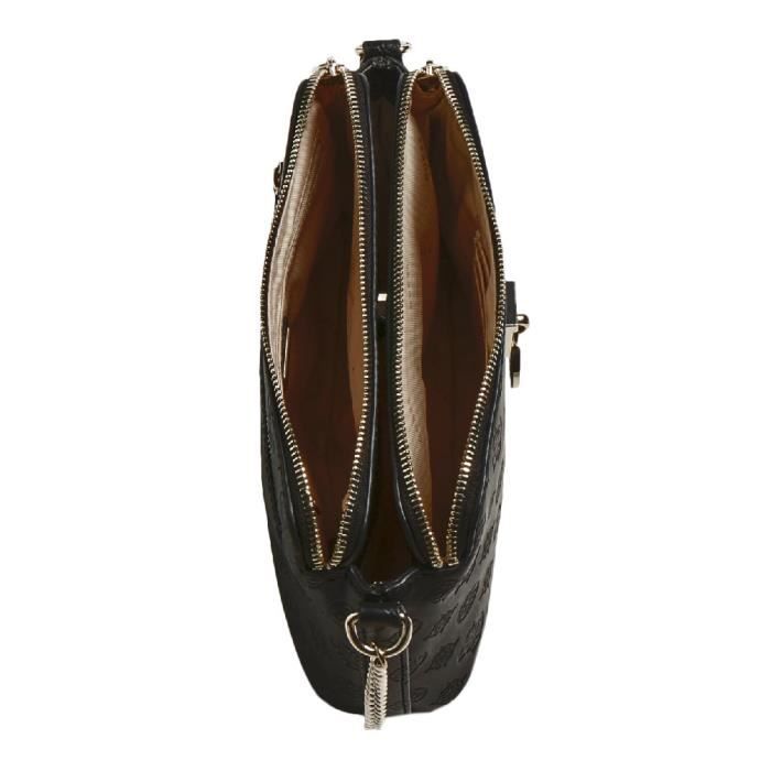 Sac bandouli re Noir Femme Guess Ninnette Achat Vente Sac
