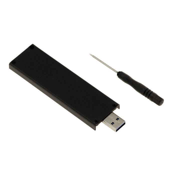 Adaptateur clé USB 3.0 Pour SSD M.2 NGFF PCIe NVMe M ou B+M Key