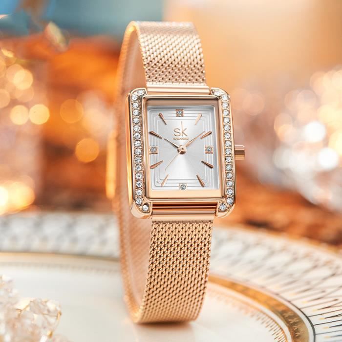 Montre femme rose doré deals