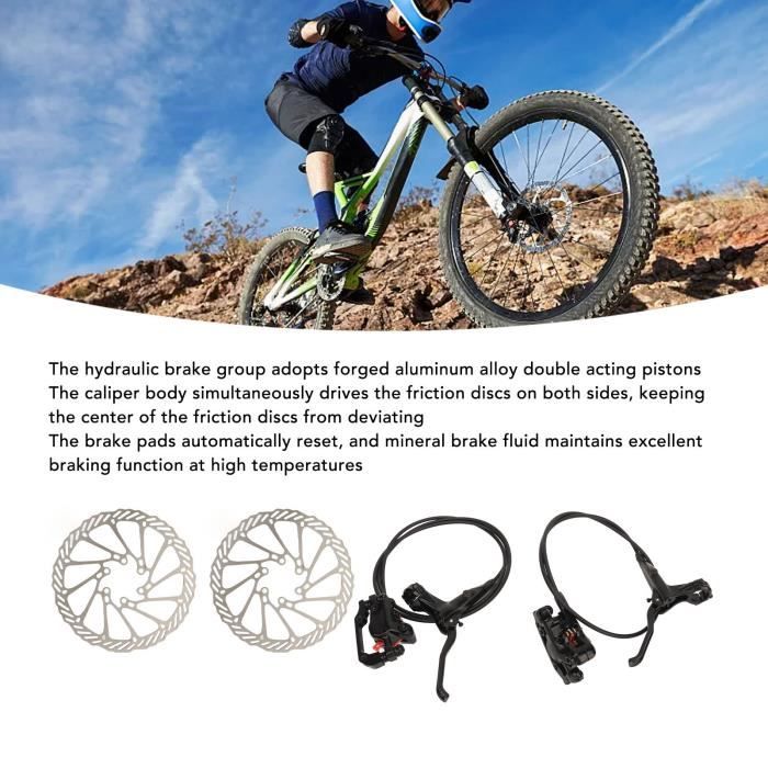 VGEBY Kit Frein à Disque Hydraulique VTT, Set Frein VTT, Kit Frein VTT  Hydraulique