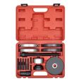 vidaXL Kit d'outils de roulement de moyeu de roue 16 pcs 62 mm VAG-3