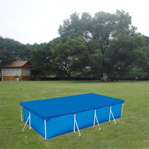 Bâche De Protection Rectangulaire 4x2m Pour Piscine - étanche, Résistante Aux UV, Idéale Pour été Et Hiver - 8