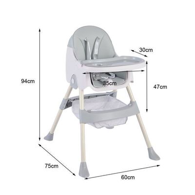 Chaise haute en bois de noyer pour bébé, chaise de repas pour bébé facile à asse Chaise haute en bois de noyer pour bébé, chaise de repas pour bébé facile à asse