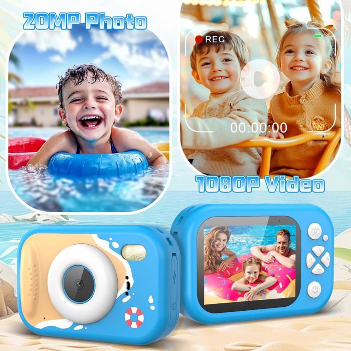 Camera Etanche Enfant Appareil Photo Submersible 10m Caméra Étanche ...