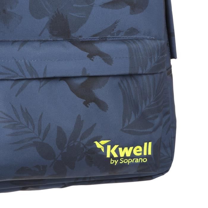 KWELL Sac a Dos 1 Compartiment College 43 cm Bleu marine ou kaki Enfant Garcon Bleu Cdiscount Bagagerie Maroquinerie