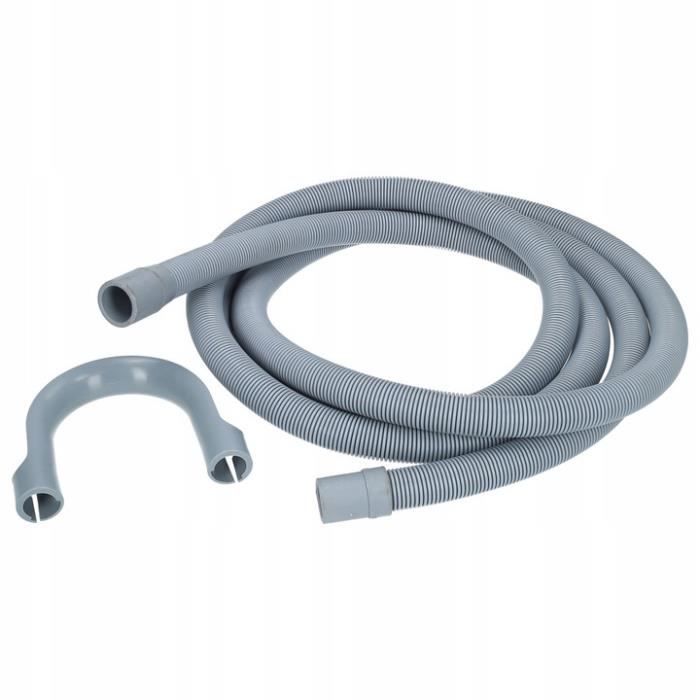 Rallonge Tuyau De Vidange Blanc - 100 Cm - Flexible Et étanche - Pour Climatiseur, Lave-linge, Robinet - PVC Robuste