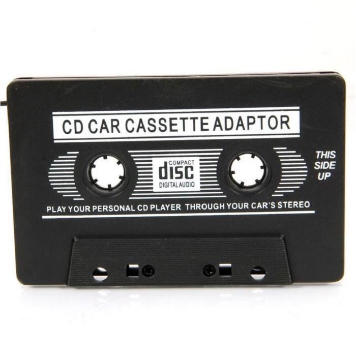 Adaptateur Cassette Bluetooth Pour Voiture - Transformation Lecteur Cassette En Sans Fil - Noir