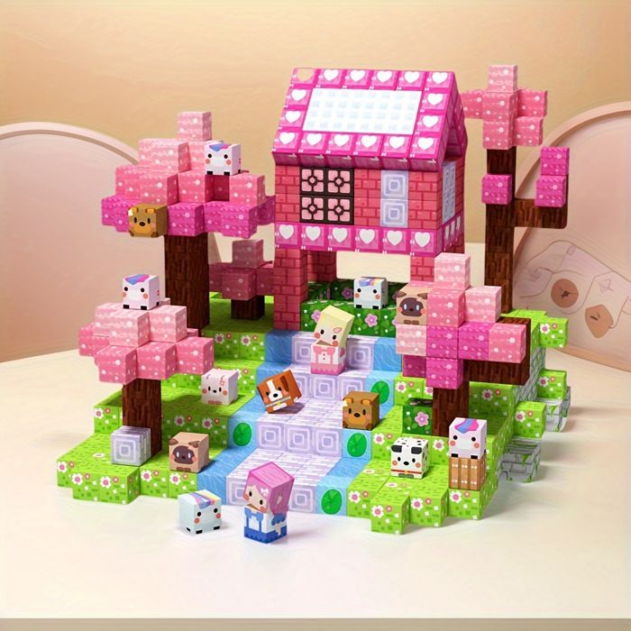 JONRRYIN 80 Pièces Construction Magnetique Enfant, 2.5CM Magnetic Blocks Cube Magnétique Bloc de Construction Magnétique avec Mode d'emploi pour Anniversaire, Noël à Partir de 4 5 6 7 8 9 10 Ans JONRRYIN 80 Pièces Construction Magnetique Enfant, 2.5CM Magnetic Blocks Cube Magnétique Bloc de Construction Magnétique avec Mode d'emploi pour Anniversaire, Noël à Partir de 4 5 6 7 8 9 10 Ans
