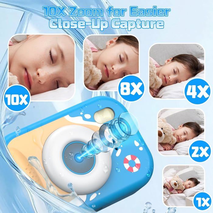 Camera Etanche Enfant Appareil Photo Submersible 10m Caméra Étanche ...