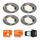 Spot led encastrable alu brosse