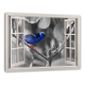 Turquoise oiseau sur branche Fenêtre image Toile | Taille: 120x80 cm |  Peinture murale | Copie d'art_FO_LFs4176_120x80 - Achat / Vente tableau -  toile - Cdiscount