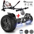 Hoverboard Evercross - Modèle Hummer - Camouflage - Tout Terrain - Gyropode 8.5''-0