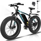 HITWAY vélo électrique VAE, VTT électrique, 26" x 4.0 Ville E-Bike, Batterie au Lithium Amovible 48V15AH, Shimano 7 Vitesses