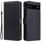 HTDMOBILES Housse pour Google Pixel 6a 5G - etui coque pochette portefeuille + verre trempe - NOIR