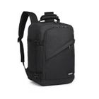Kono Sac à Dos 40x20x25cm Sac à Voyage Ryanair Bagage à Main 20L pour Sous Siège Avion pour Femme Homme, Noir