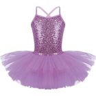 Robe De Ballet Fille Avec Paillettes Et Broderies - Tutu, Justaucorps | Pour Danse, Gymnastique 4-14 Ans
