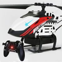 Jouet pour Garcon 4 5 6 7 8 9 10 ans,2.4G Hélicoptère RC, Mini Hélicoptère en Alliage Télécommandé avec Gyroscope et Lumières LED