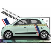 Renault Twingo 3 Kit bandes édition spéciale France - OR - Kit Complet  - Tuning Sticker Autocollant Graphic Decals