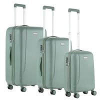CarryOn Skyhopper Série de valises TSA - Série de 3 trolleys - OKOBAN - Doubles roues - Olive