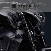 le noir - Autocollants de moto en vinyle, décalcomanies de fourche pour Yamaha Mt07 Mt 07 Mt 07 2019 2020 202