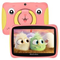 Blackview Tab 3 Kids Tablette Tactile pour Enfants Android 13 7" 60HZ 4Go+32Go-SD 1To 3280mAh WiFi Éducative Tablette - Rose