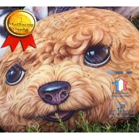 TD® Drôle 3D Dog Imprimer Coussin Coussin créatif mignon poupée en peluche cadeau Home Décor
