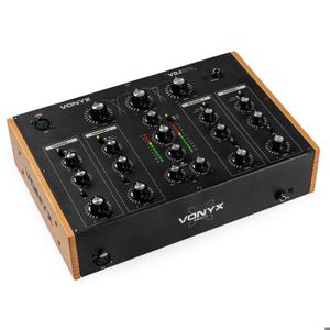 Table De Mixage Pronomic M-802 - Mixeur 8 Canaux Live Studio Avec EQ 3 Bandes Et Phantom 48V