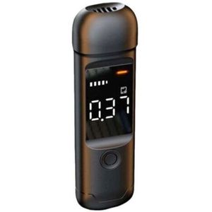 Éthylotest Électronique NF Homologué – Professionnel Portable LCD, Rechargeable USB, Brise-Glace & Coupe-Ceinture Intégrés