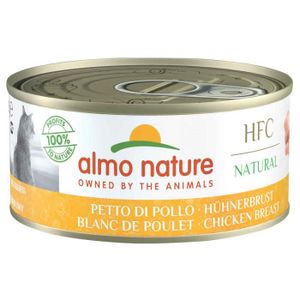 BOITES - PATÉES Almo Nature - Pâtée en Boîte HFC Natural Blanc de Poulet pour Chat - 150g