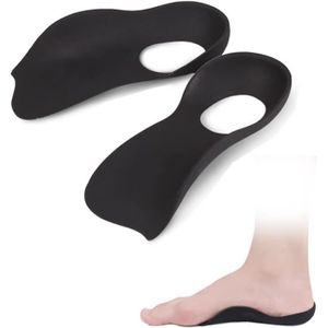 SOIN ORTHOPÉDIQUE Semelles Orthopédiques - 3/4 Semelle Epine Calcaneenne À Soutien Voûte Plantaire Élevée Soulage Pieds Plats Dou