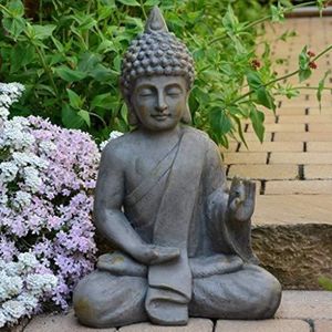avec gong Jardin Zen Japonais statuette bouddha...