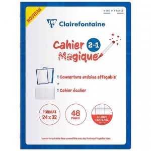 Cahier - 24 x 32 cm - 48 pages grands carreaux - Transparent - Cultura -  Cahiers - Carnets - Blocs notes - Répertoires