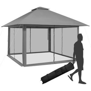 Rideaux D'intimité Imperméables De 3 X 3,6 M Pour Tonnelle, Rideaux D'intimité Universels Avec Fermeture éclair Pour Terrasse, Jardin Et Arrière-cour (rideau Uniquement) (noir, 3 X 3,6 M