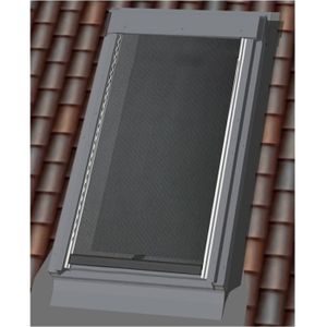 KINLO Store pour Fen/être de Toit Velux P08 et 408-76 x 115 cm Beige Velux Rideau Occultant Compl/ète avec Ventouses sans Per/çage Protection Solaire au Rev/êtement Thermique