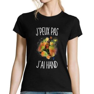 T-SHIRT MAILLOT DE SPORT T t-shirt Femme J'peux pas j'ai Handball| Tee t-sh