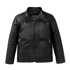 Veste En Cuir Sarcelle Pour Enfant - Leather Network Taille S - Occasion Très Bon État