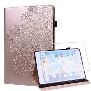 Samsung Galaxy Tab S2 9.7 Coque,Tablette Folio Stand Case Cover Housse  étui de Protection avec Carte de Slot,lotus violet BXYHL1