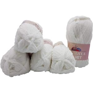 LAINE TRICOT - PELOTE Himalaya Velvet Lot de 5 pelotes de laine à tricot