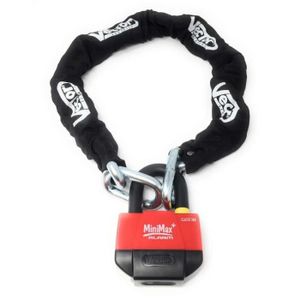 Cadenas SRA moto scooter NEUF Chaîne antivol XENA Vector 120 cm 