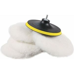 Éponge De Polissage Noire à Filetage M14 De 150 Mm Pour Polisseuse SIL329